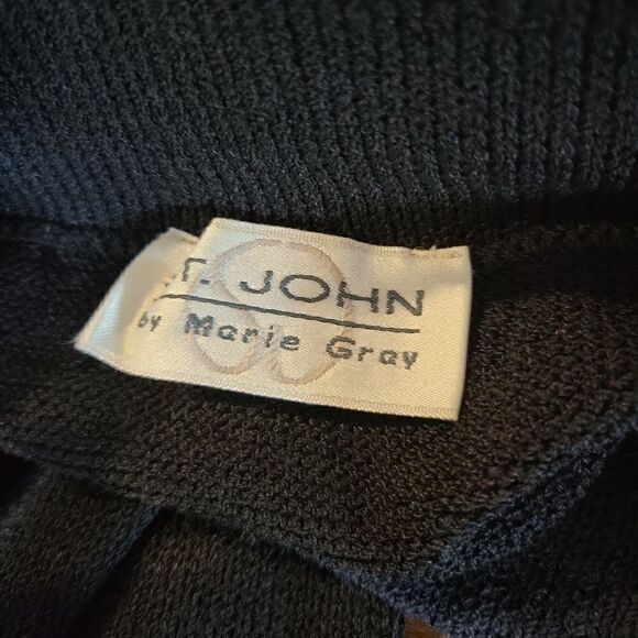 Vintage St. John stretch knit high rise maxi skirt - Picture 5 of 6